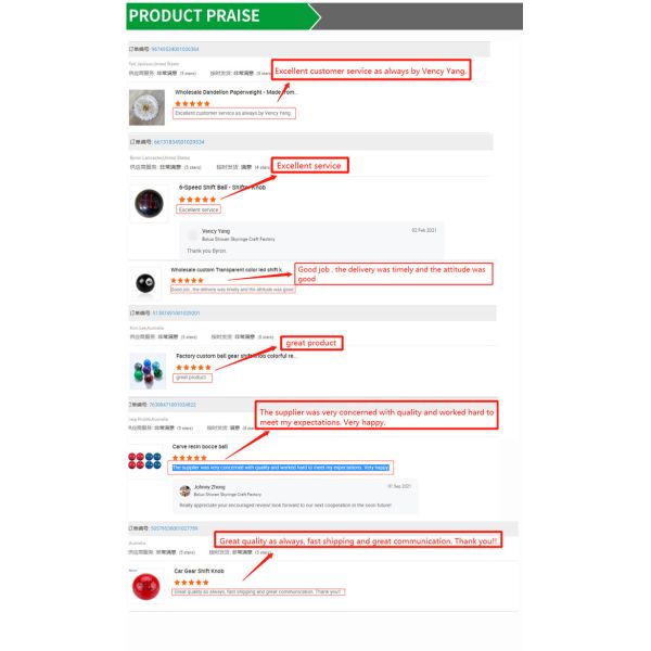 Dried Flower Shift Knob Resin Cherry Blossom Shift Knob