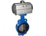 Pneumatic Actuated Center Line Butterfly Valve 4'' Class 150 Pressure
