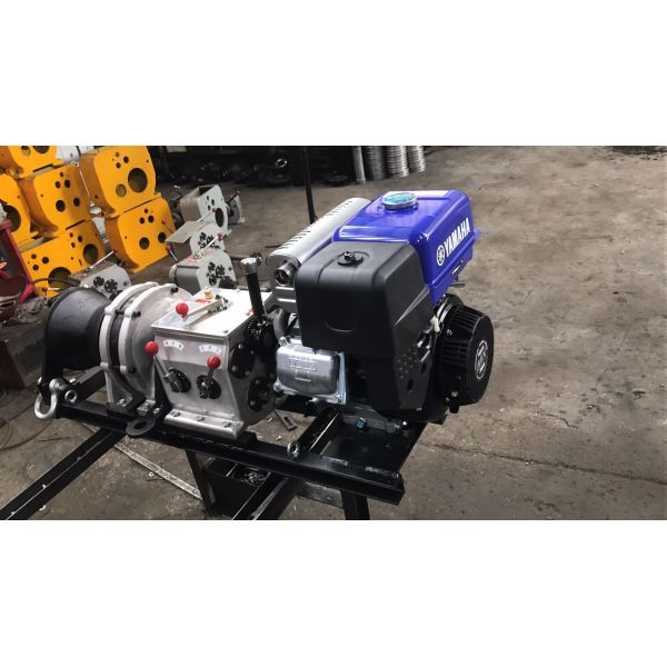 Electric Power Construction Gas Engine Powered Winch Fast Speed Cable Winch