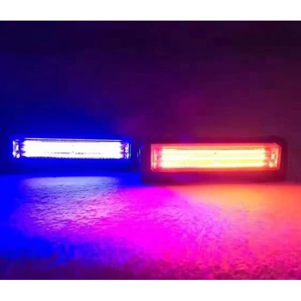 Strobe Single COB 108W 5940lm Emergency Led Light Bar