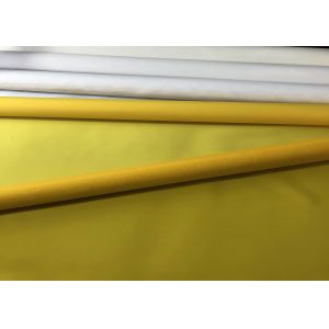 Quality White / Yellow Color 110 Screen Printing Mesh Roll Plain Weave Style for sale