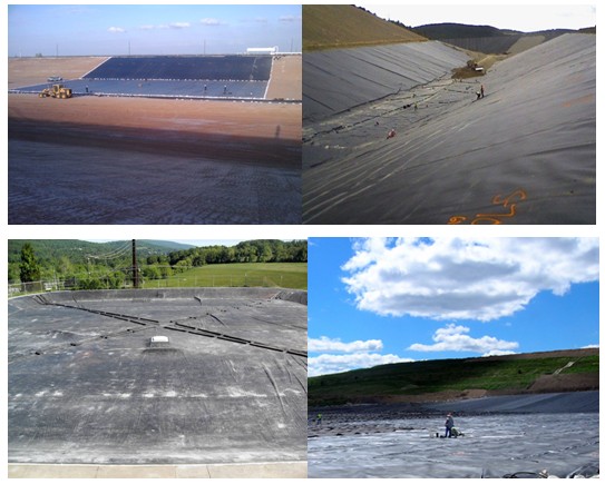 2.00mm Waterproof HDPE Geomembrane Liner Black For Mining Liners