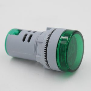 Signal Warning LED Indicator Lamp With Digital AC Voltmeter