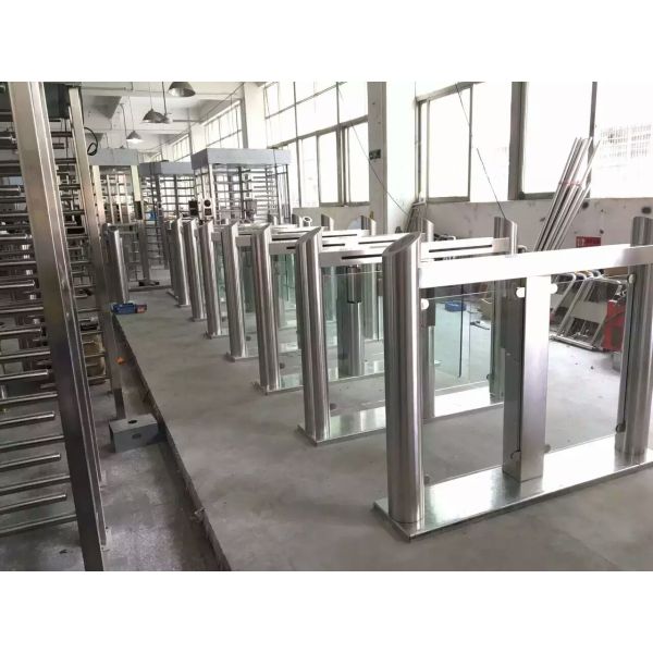 Slim Design Fast Speed Swing Barrier Gate One Way Or Two Way Adjustable