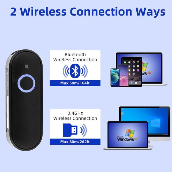 Electronics Smart Ring Barcode Scanner with Usb and BT Like Tlphones Portables in Luckydoor Pos