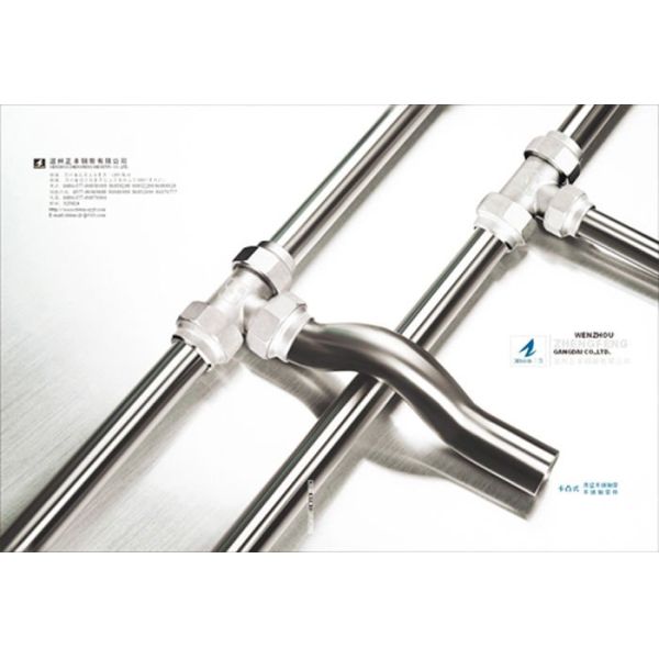 Inox Press Equal Tee Pipe Fitting Welded Hydraulic Tee Metal Pipe Adapters