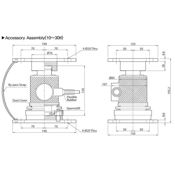 Analog Truck Scale Load Cells