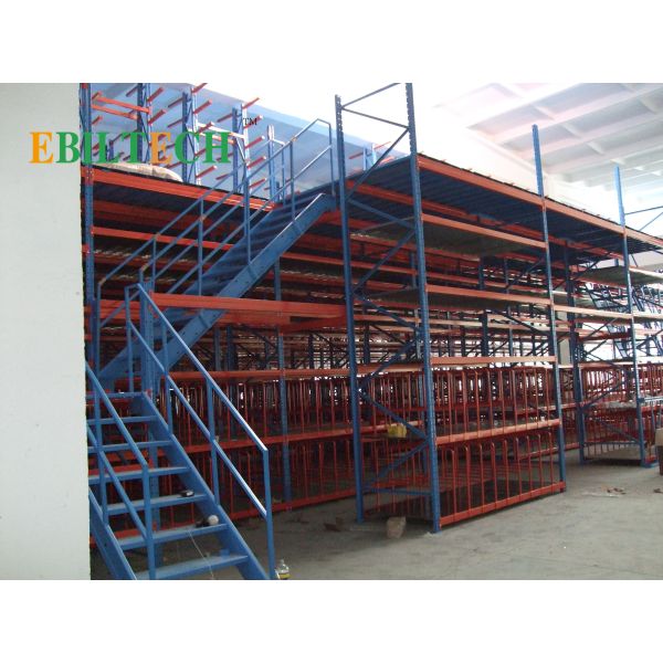 Warehouse Steel Structure Mezzanine Floor by Auto Parts Accessories 2 - 3 Layer