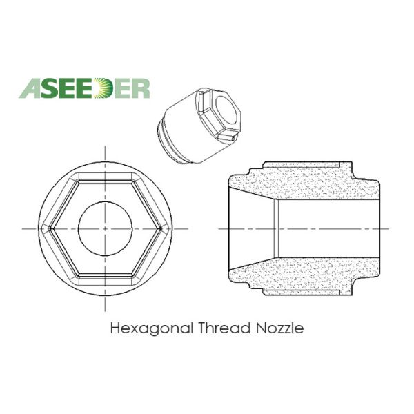 Wear Resistance Carbide Drill Bit Nozzle For Oil Milling Industry