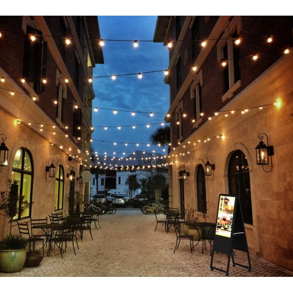 700cd/m2 LCD Digital Display 43 Inch Double Sided Screens 6ms Response Time