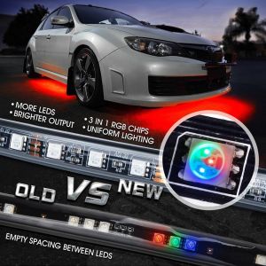 Quality APP Bluetooth 60W Car Underglow Lights , 2.5M Underglow Neon Lights Kit for sale