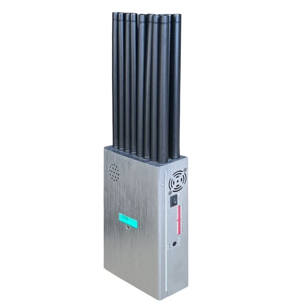 16 Antennans Portable Signal Jammer Blocking 2G, 3G, 4G, 5G Mobile Phone Signals , And GPSL1, GPSL2-L5, 2.4GWIFI, 5.2GWIFI, 5.8GWIFI, Lojack Signals