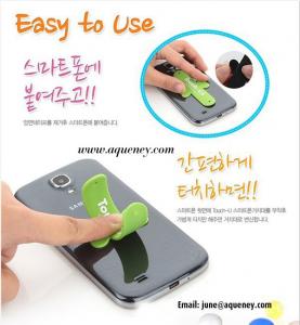 China Universal Portable Touch U One Touch Silicone Stand for iPhone Samsung HTC Mobile Phone on sale