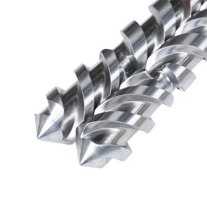 Quality Conical Twin Bimetallic Screw Barrel SACM645 AISI4140 for sale