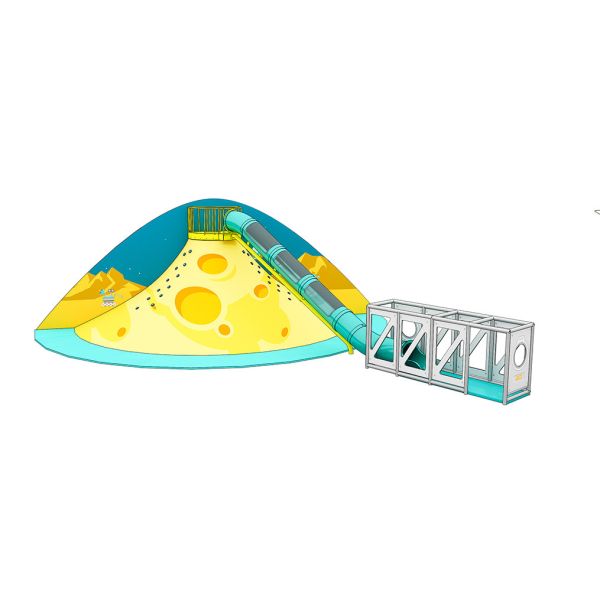 Volcano Climbing Slide for Playgrounds Indoor Outdoor Use