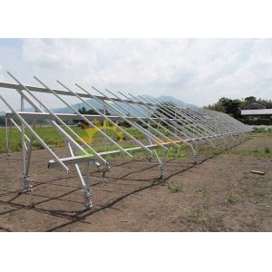 Ballasted 6005 Aluminium Solar Structure 12 Years Duration