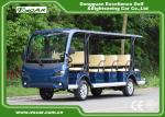 EXCAR 14 seater green Electric Sightseeing Bus mini tour bus china new electric