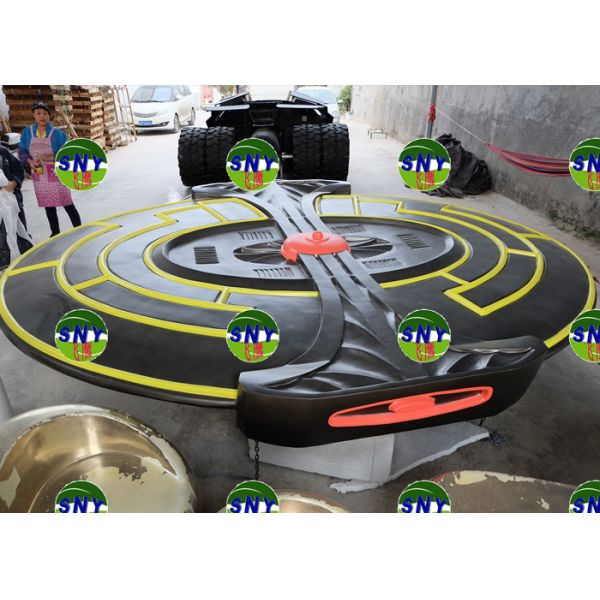 Props and oddities air plane model same in cartoon movie fiberglass as in garden/ plaza