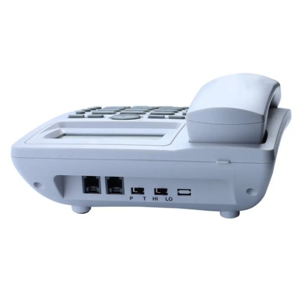 ABS Caller ID Telephone Adjustable LCD Brightness Corded House Phones