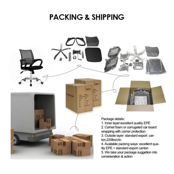 Commercial Back Adjustable Executive Mesh Office Chair Multi Function Ergonomic
