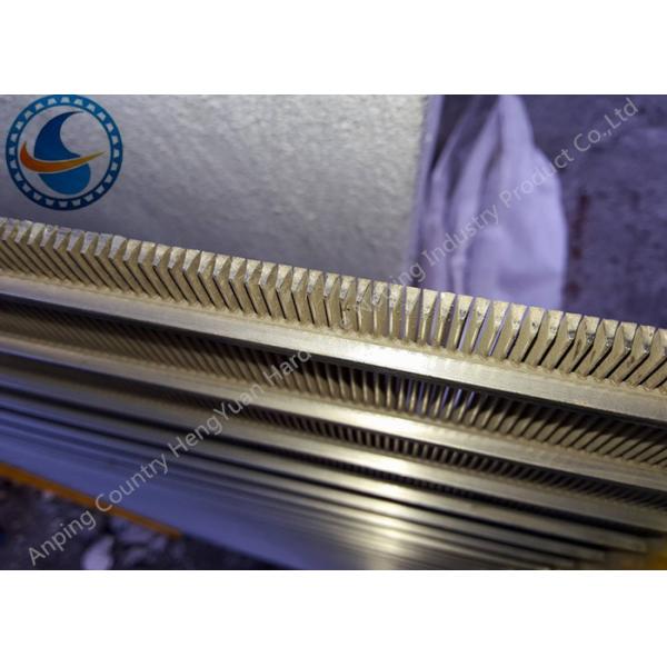 SS Filter Johnson Wire Screen , Stainless Steel Flat Wedge Wire Panel Non Clogging