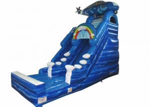 Quality Digital print inflatable Naval Air Force Helicopter standard slide inflatable high dry slide for Children under 15 years for sale