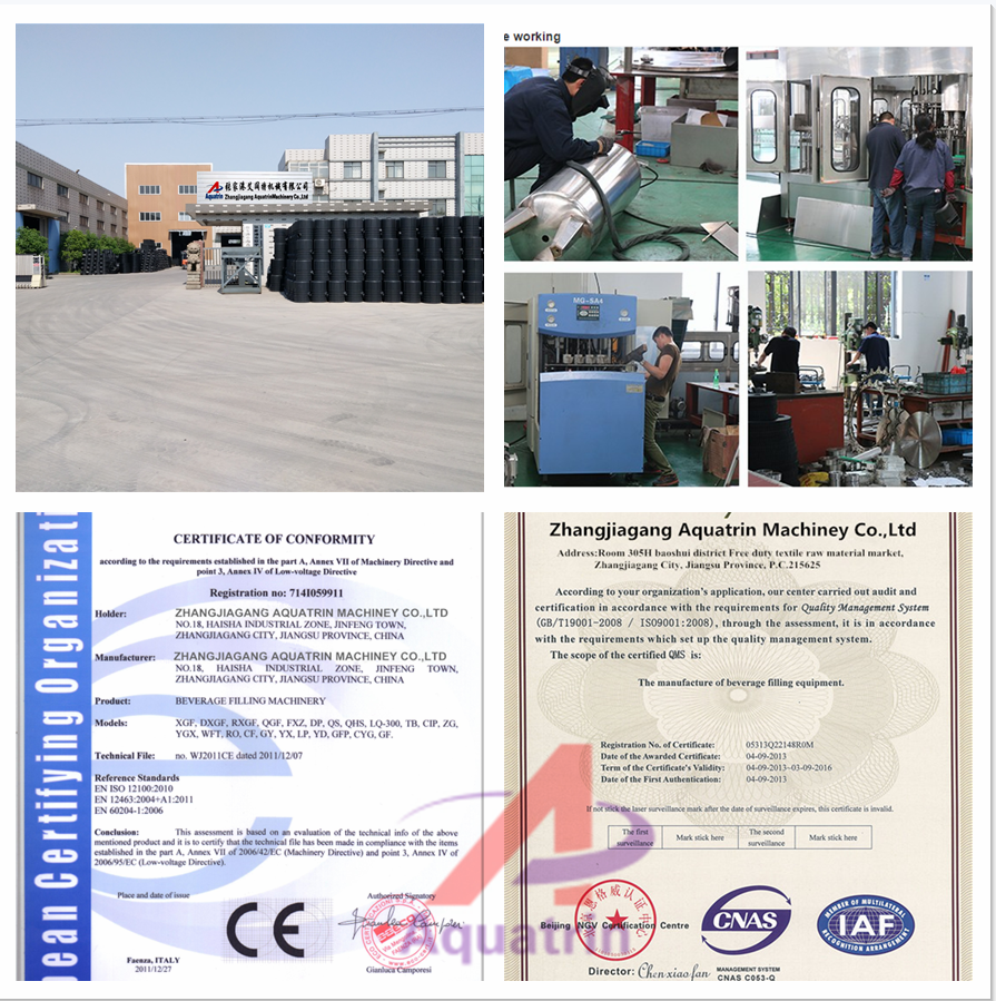 0.4Mpa 4000BPH Automatic Water Bottle Filling Machine For Washing Filling Capping