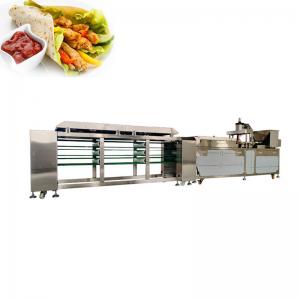 China Different Shape 250kg/H Tortilla Chapati Production Line Electric Power on sale