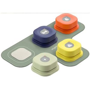 Customized Dog Communication Buttons Square Voice Recording Buttons For Dogs