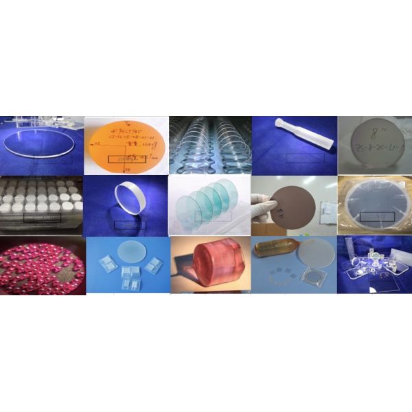 Rectangle C Axis Sapphire Optical Glass Lens Customized Shape For Protective Glass