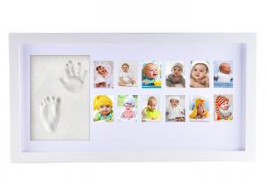 Quality Wooden Baby First 12 Months Photo Frame Kids / Baby Picture Frames for sale
