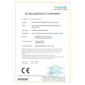 Henan Huafood Machinery Technology Co.,Ltd. Certifications