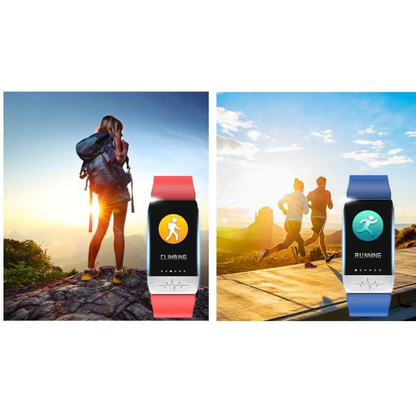 Men Smart Band OEM With Temperature Sensor Measuring Bracelet Fitness Bracelet Watch