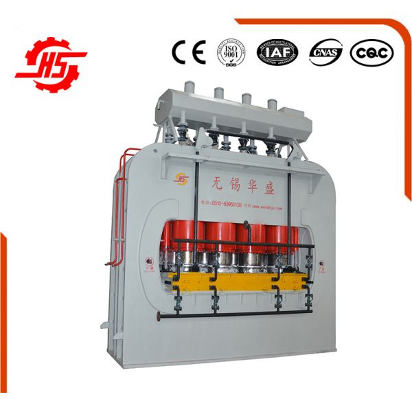 High speed hot press plywood lamination machine