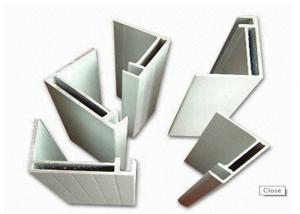 China Solar Panel Aluminium Frame Electrophoresis Extruded Aluminum Profiles T4 / T5 / T6 on sale