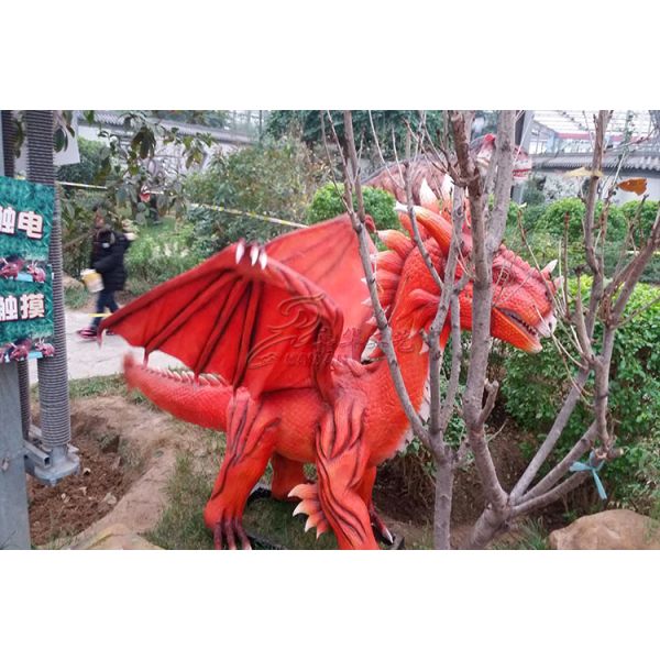 Frp Life Size Dinosaur Statue Display In Special Independent Decoration Park Outdoor