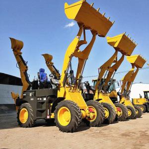 Quality Backhoe Loader Heavy Duty Construction Machinery Bucket Dumping Distance 1022mm for sale