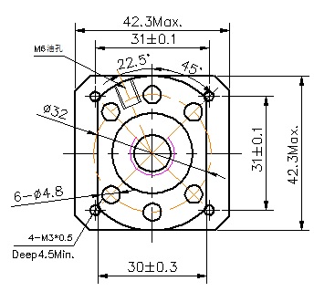 Linear Stepper Motor 1204 1210 Bipolar Stepper Motor , Linear Drive Motor With Integrated Driver