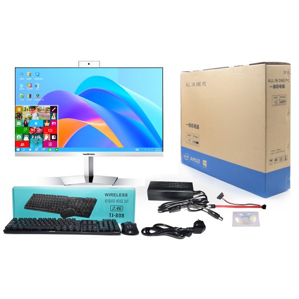 24" Business All-in-One PC Intel Core i3/i5/i7 Touch Screen SSD DDR4 RAM