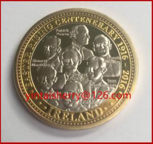 Quality Easter rising 1916 souvenir coin, custom challenge coin,silver coin replica for sale for sale