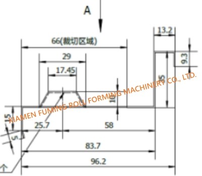 Container Hous Roof Roll Forming Machine Customized Hydraulic Cutting