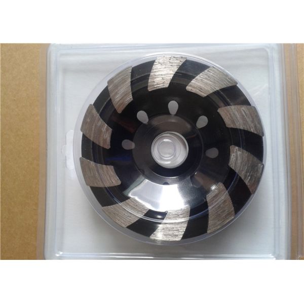 4'' Wide Segmented Diamond Cup Grinding Wheel For Concrete / Granite