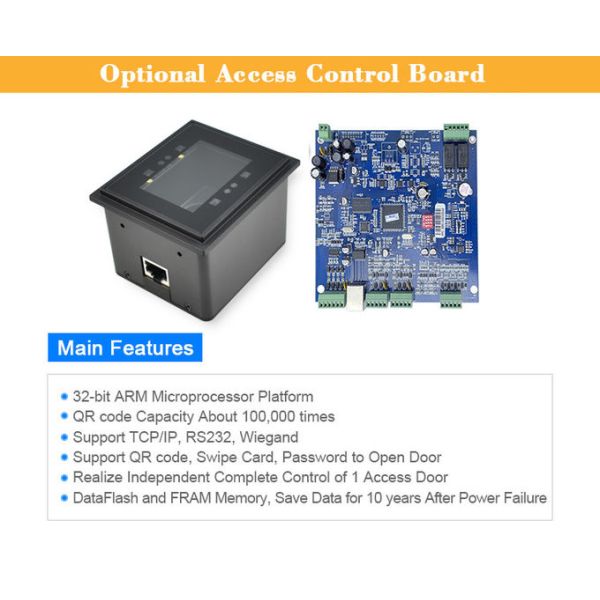 Fixed mount barcode and qr code scanner data matrix micro USB barcode scanning module for ATM self service kiosks