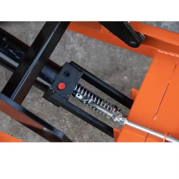 Handball Down 350kg 1.3m Double Scissors Manual Hydraulic Lifting Platform Mobile Manual Platform