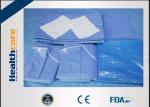 PE Film Sterile Extremity Laparotomy Medical Procedure Packs With Adhesive Drape