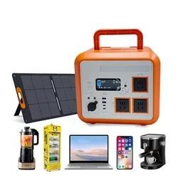 Quality Home Portable Solar Generator 1500W Portable Power Station USB DC AC Outlet Battery for sale