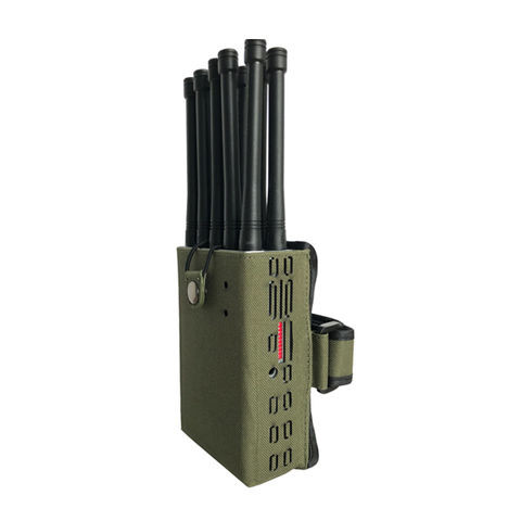 Mobile phone jammer 5G 10 Bands 10W GPS/WIFI Jammer with Car Charger Work 2.0+ Hours 5.1-5.8GHz