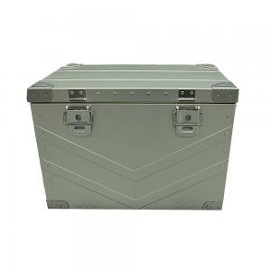 China 1.0mm Thickness Customized Support Outdoor Camping Sliver Aluminium Alloy Storage Box on sale