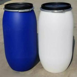 Quality HDPE 55 Gallon Plastic White Drum Barrel Cylindrical ISO9001 for sale