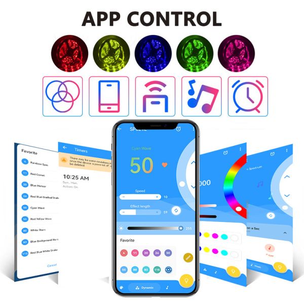 SP621E Mini LED Strip Smart Controller For WS2811 WS2812 WS2813 LED Strip